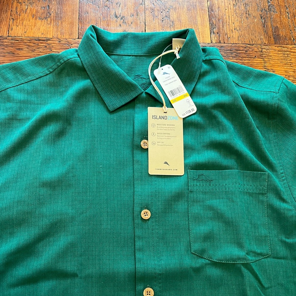 Tommy Bahama Cadmium Green Button Down